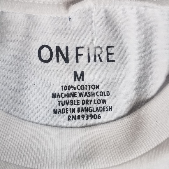 Women's On Fire Brand Graphic T-shirt - Picture 3 of 4